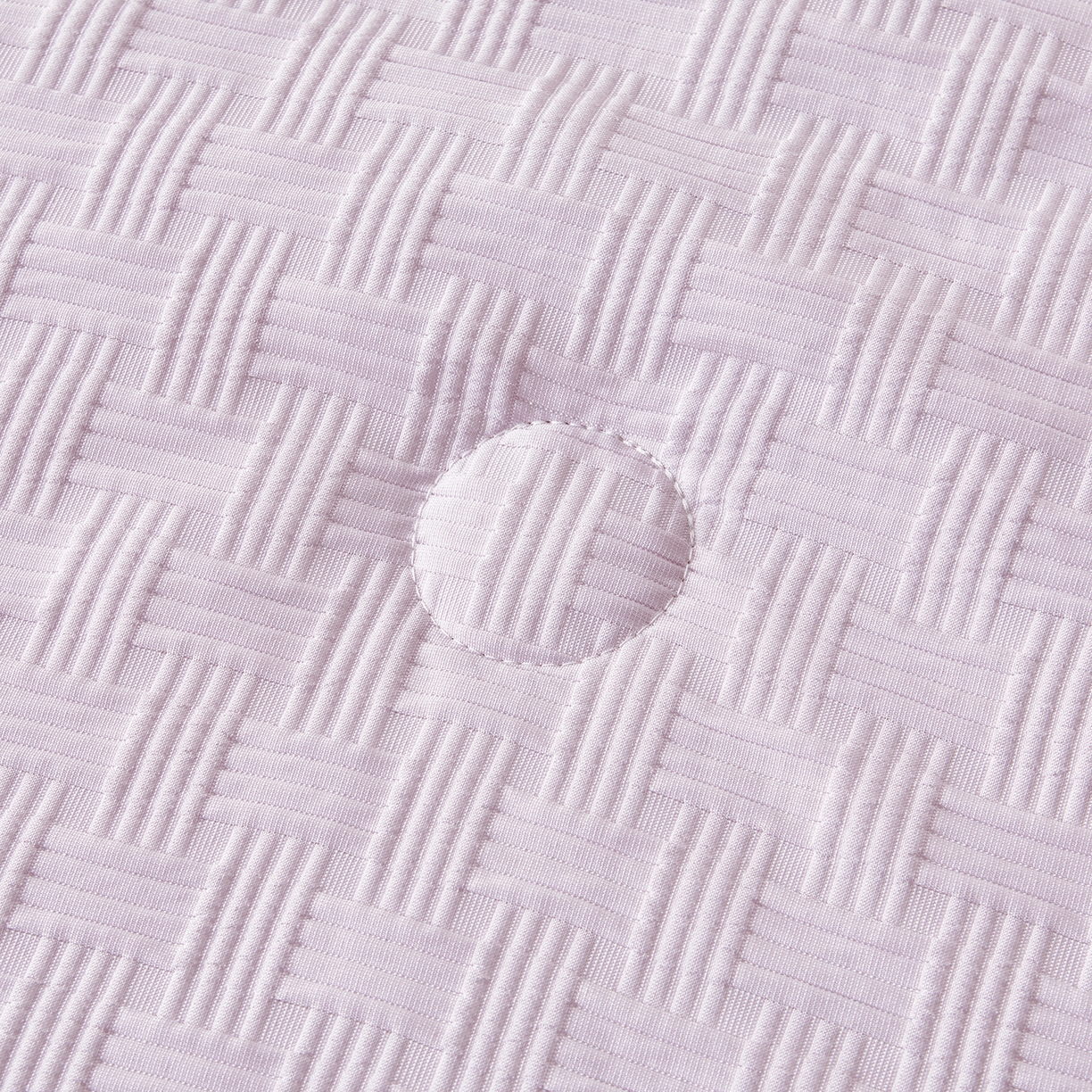 91家纺网 家纺一手货源 找家纺 好睡棉 2026新款华夫格双拼夏被夏凉被空调被新疆棉花被子 香芋紫