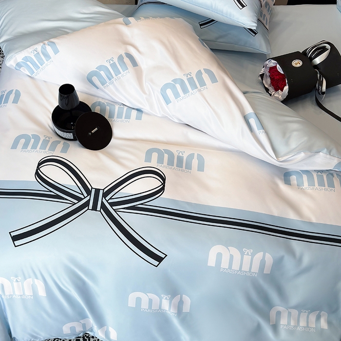 91家纺网 家纺一手货源 找家纺 奥汀洛家纺 2026新款轻奢数码印花冰丝四件套 米兰