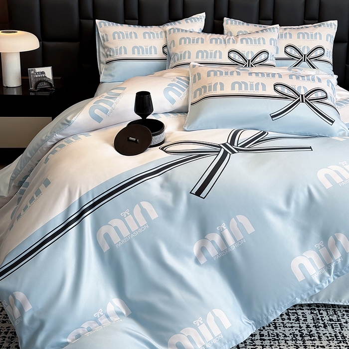 91家纺网 家纺一手货源 找家纺 奥汀洛家纺 2026新款轻奢数码印花冰丝四件套 米兰