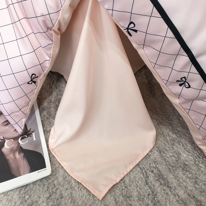 91家纺网 家纺一手货源 找家纺 奥汀洛家纺 2026新款轻奢数码印花冰丝四件套 缪斯