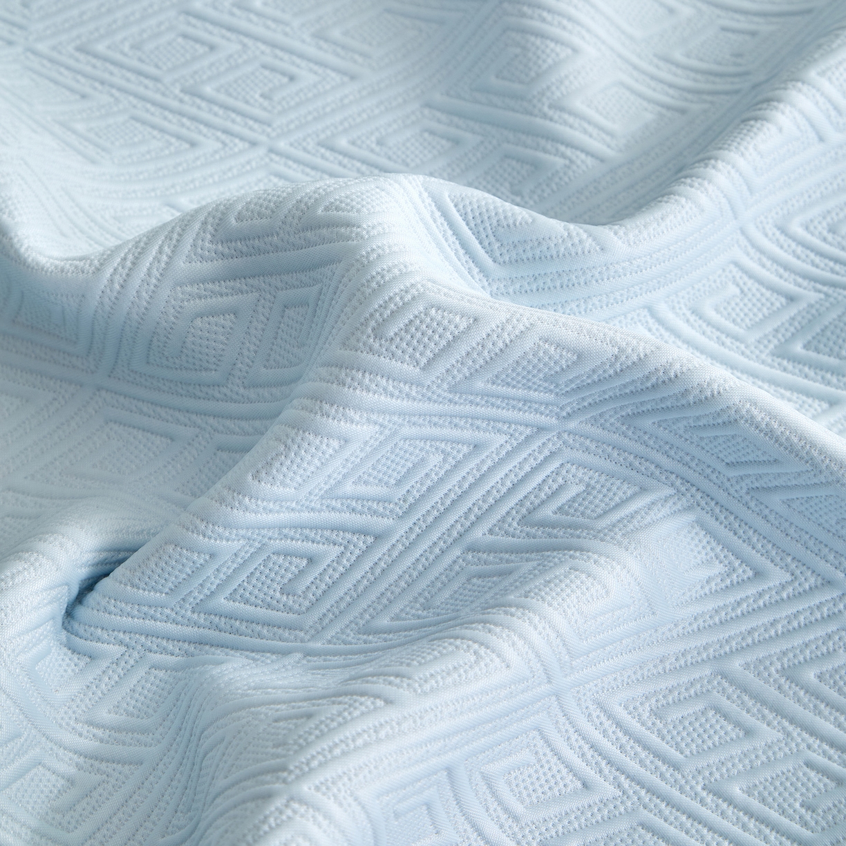 91家纺网 家纺一手货源 找家纺 （总）瑞禾家纺 2026新款A类凉感豆豆床裙款凉席三件套-系列六