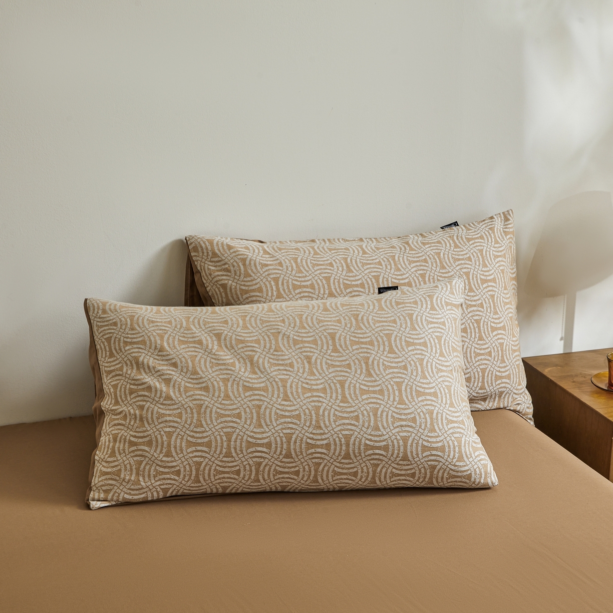 91家纺网 家纺一手货源 找家纺 乐家毛巾被（工厂自产自销） 2026新款40s全棉纯棉色织提花四件套 晨格间奏