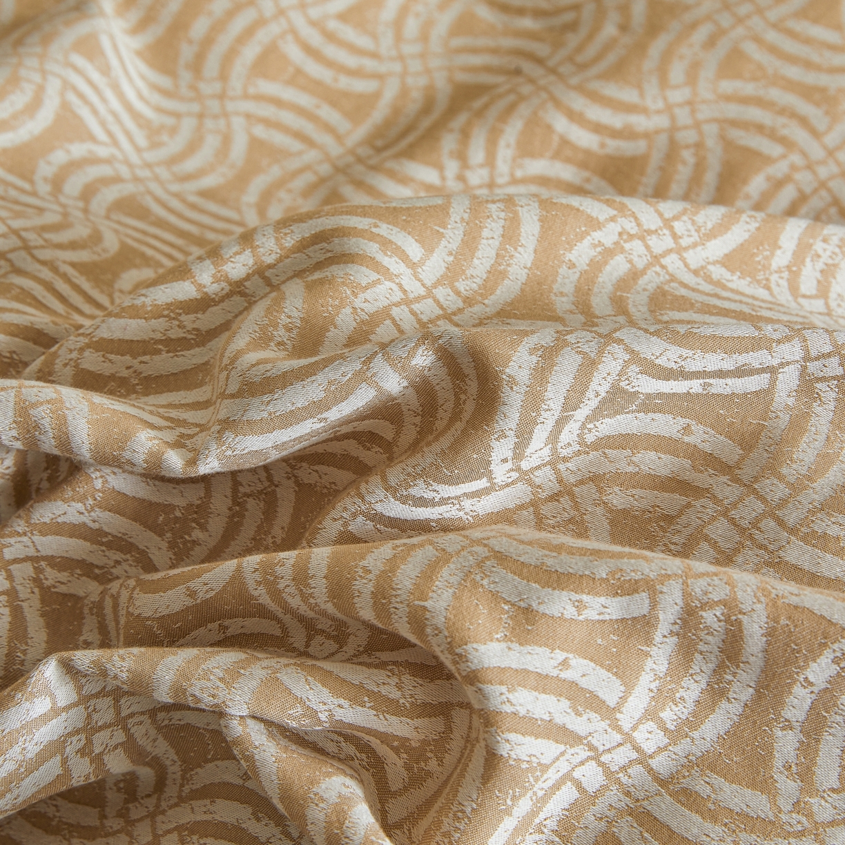 91家纺网 家纺一手货源 找家纺 乐家毛巾被（工厂自产自销） 2026新款40s全棉纯棉色织提花四件套 晨格间奏