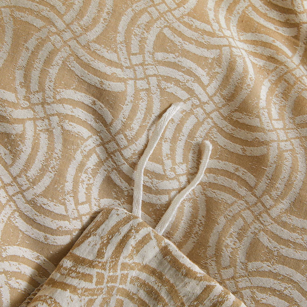 91家纺网 家纺一手货源 找家纺 乐家毛巾被（工厂自产自销） 2026新款40s全棉纯棉色织提花四件套 晨格间奏