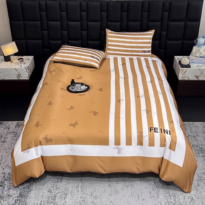 91家纺网 家纺一手货源 找家纺 奥汀洛家纺 2026新款轻奢数码印花冰丝四件套 威廉