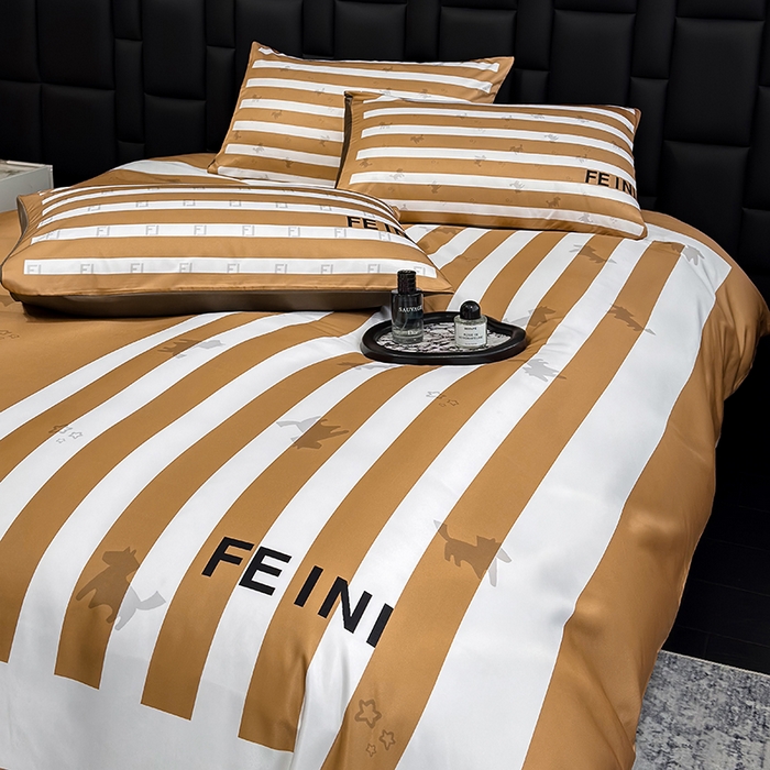 91家纺网 家纺一手货源 找家纺 奥汀洛家纺 2026新款轻奢数码印花冰丝四件套 威廉