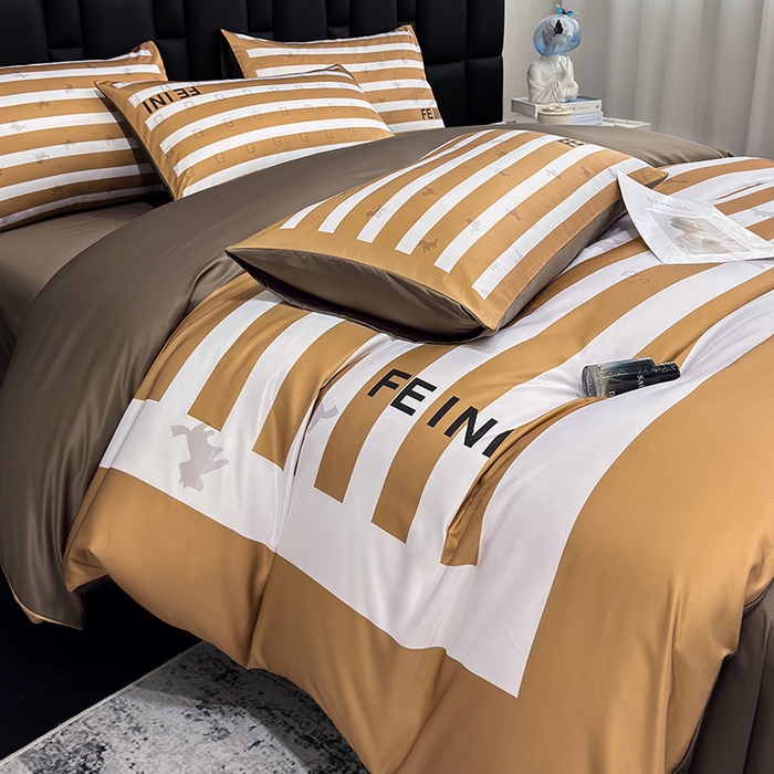 91家纺网 家纺一手货源 找家纺 奥汀洛家纺 2026新款轻奢数码印花冰丝四件套 威廉