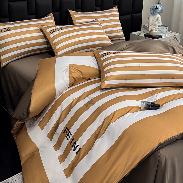 91家纺网 家纺一手货源 找家纺 奥汀洛家纺 2026新款轻奢数码印花冰丝四件套 威廉