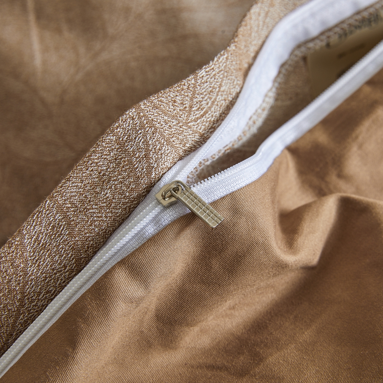 91家纺网 家纺一手货源 找家纺 乐家毛巾被（工厂自产自销） 2026新款40s全棉纯棉色织提花四件套 晨间雾影