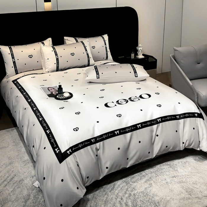 91家纺网 家纺一手货源 找家纺 奥汀洛家纺 2026新款轻奢数码印花冰丝四件套 希尔