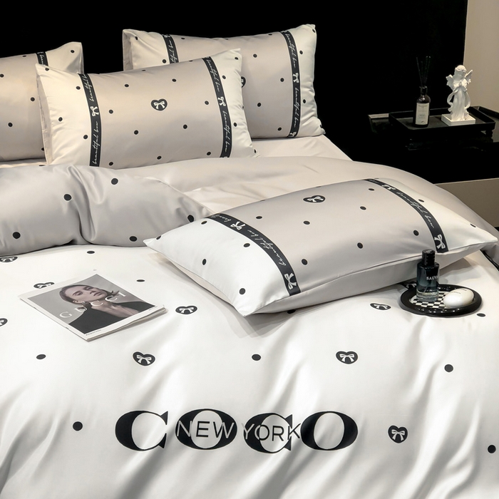 91家纺网 家纺一手货源 找家纺 奥汀洛家纺 2026新款轻奢数码印花冰丝四件套 希尔