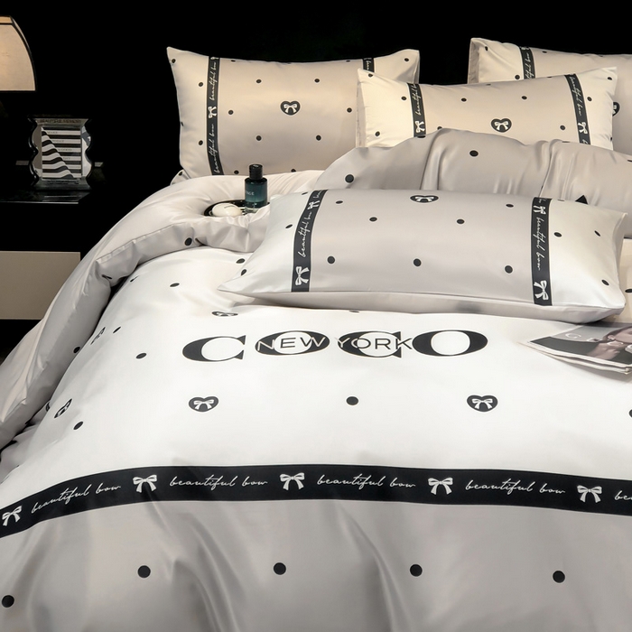 91家纺网 家纺一手货源 找家纺 奥汀洛家纺 2026新款轻奢数码印花冰丝四件套 希尔