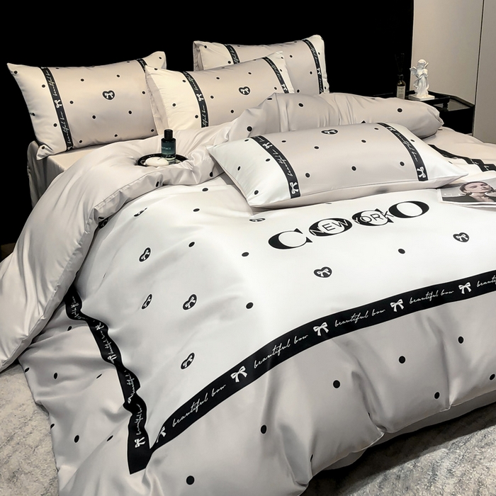 91家纺网 家纺一手货源 找家纺 奥汀洛家纺 2026新款轻奢数码印花冰丝四件套 希尔