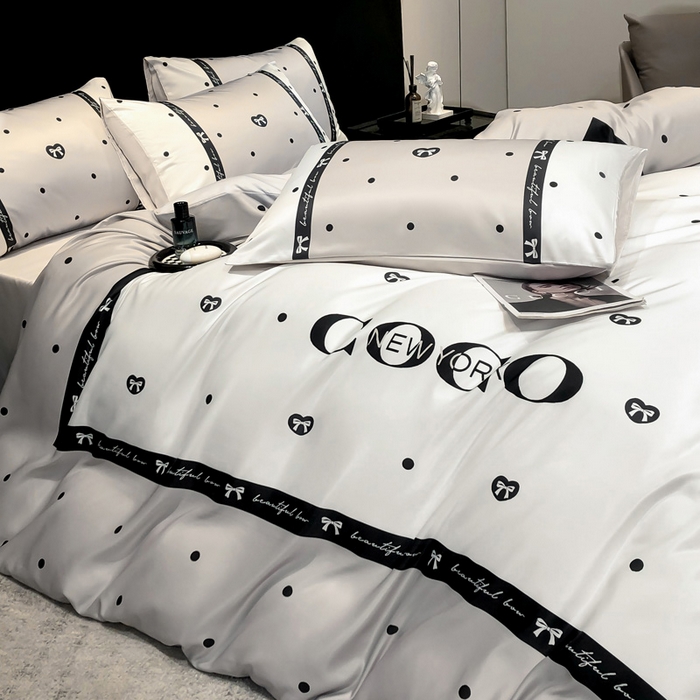 91家纺网 家纺一手货源 找家纺 奥汀洛家纺 2026新款轻奢数码印花冰丝四件套 希尔