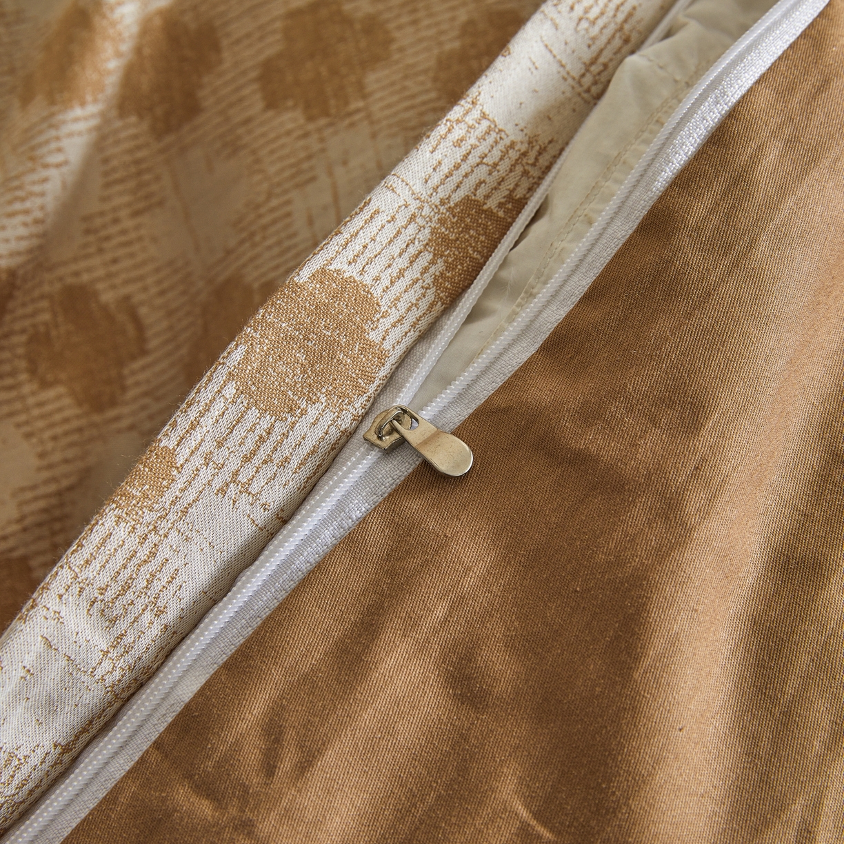 91家纺网 家纺一手货源 找家纺 乐家毛巾被（工厂自产自销） 2026新款40s全棉纯棉色织提花四件套 春韵花朝