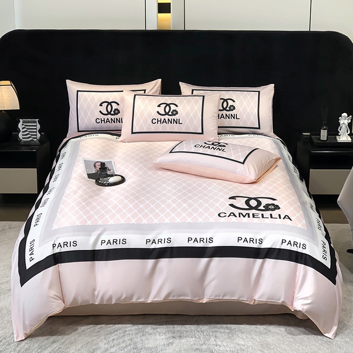 奥汀洛家纺 2026新款轻奢数码印花冰丝四件套 希雅