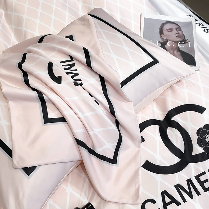 91家纺网 家纺一手货源 找家纺 奥汀洛家纺 2026新款轻奢数码印花冰丝四件套 希雅