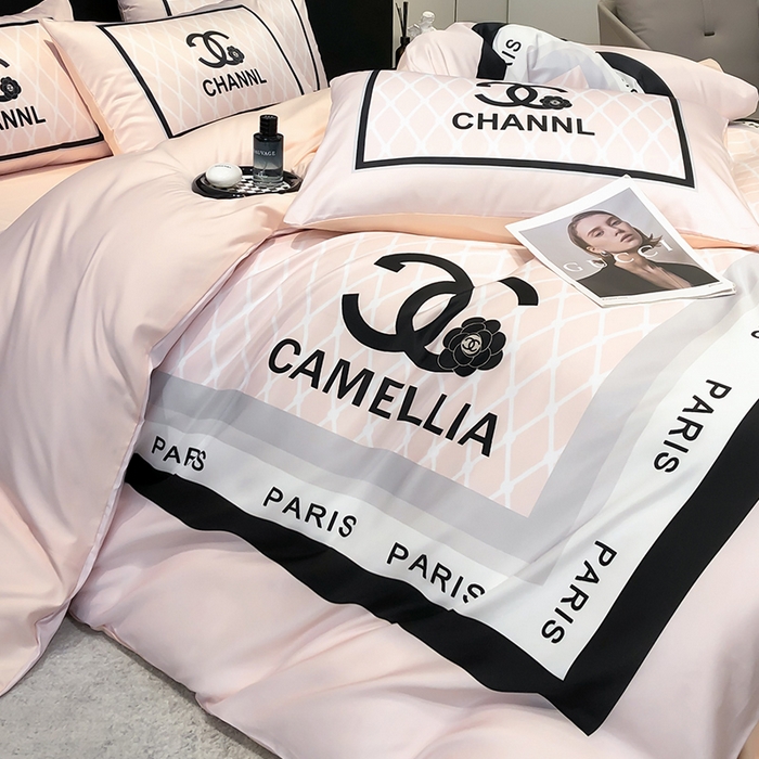 91家纺网 家纺一手货源 找家纺 奥汀洛家纺 2026新款轻奢数码印花冰丝四件套 希雅