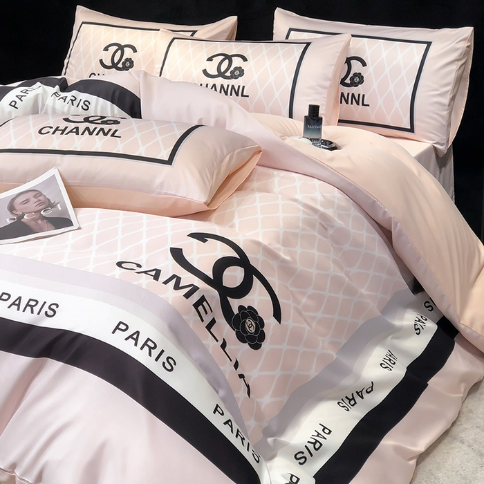 91家纺网 家纺一手货源 找家纺 奥汀洛家纺 2026新款轻奢数码印花冰丝四件套 希雅