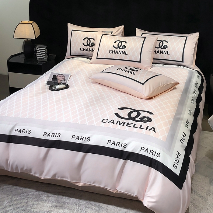 91家纺网 家纺一手货源 找家纺 奥汀洛家纺 2026新款轻奢数码印花冰丝四件套 希雅