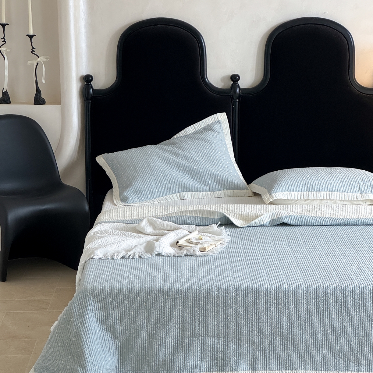 91家纺网 家纺一手货源 找家纺 床盖工厂店 2026春夏新款双面100%全棉填充80棉花床盖三件套 樱语兰