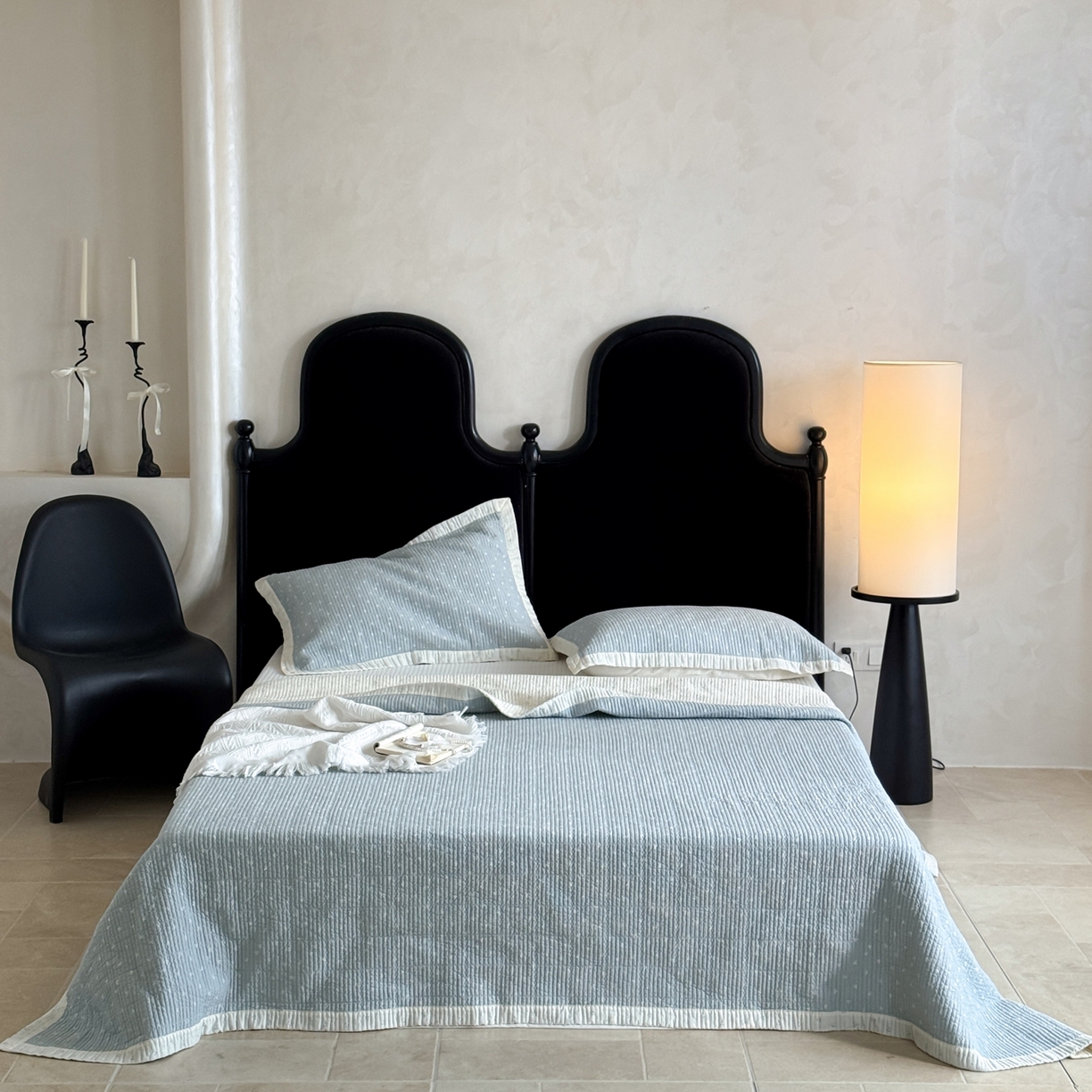 91家纺网 家纺一手货源 找家纺 床盖工厂店 2026春夏新款双面100%全棉填充80棉花床盖三件套 樱语兰