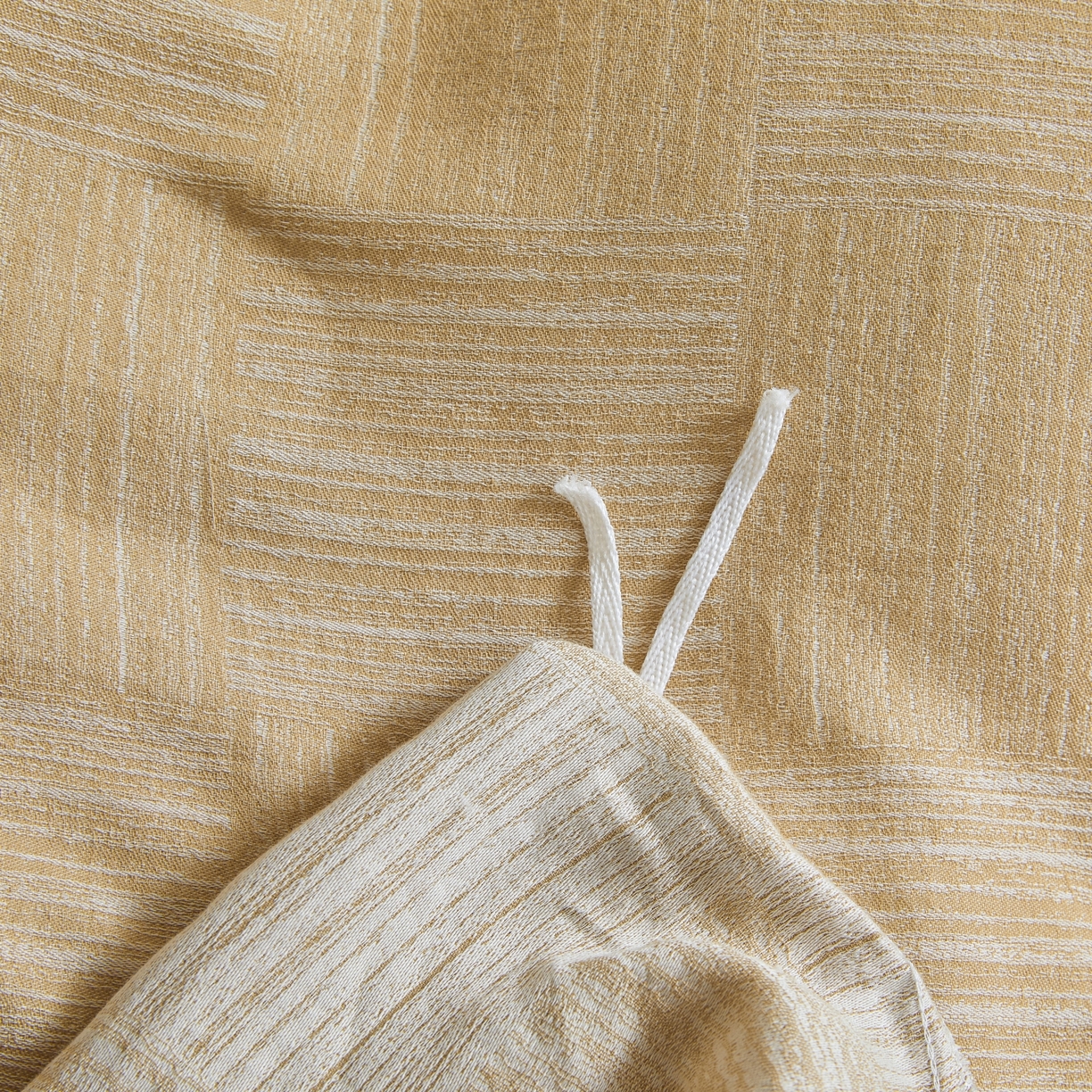 91家纺网 家纺一手货源 找家纺 乐家毛巾被（工厂自产自销） 2026新款40s全棉纯棉色织提花四件套 格物志