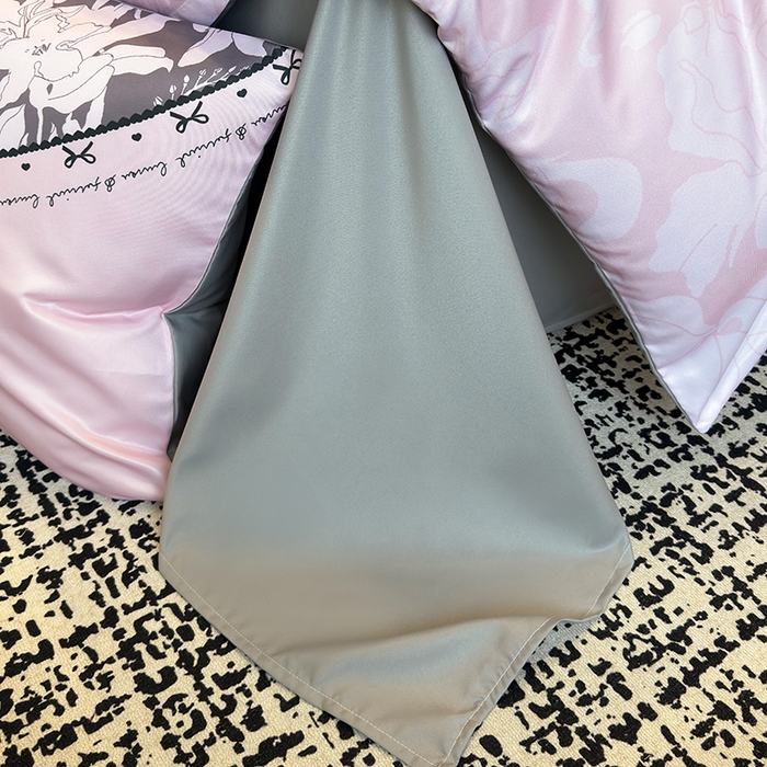 91家纺网 家纺一手货源 找家纺 奥汀洛家纺 2026新款轻奢数码印花冰丝四件套 香蜜