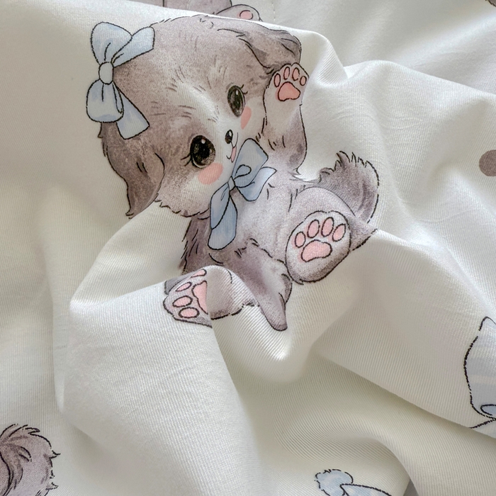 91家纺网 家纺一手货源 找家纺 （总）优卡迪家纺馆 2026春夏新款针织棉双层纱夏被夏凉被空调被四件套【下载文件夹包含买家秀】