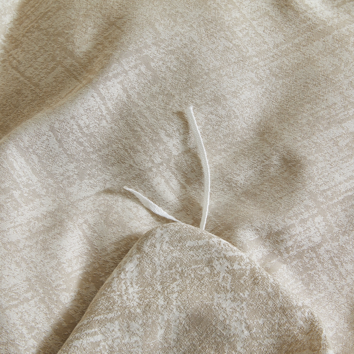 91家纺网 家纺一手货源 找家纺 乐家毛巾被（工厂自产自销） 2026新款40s全棉纯棉色织提花四件套 光阴-灰