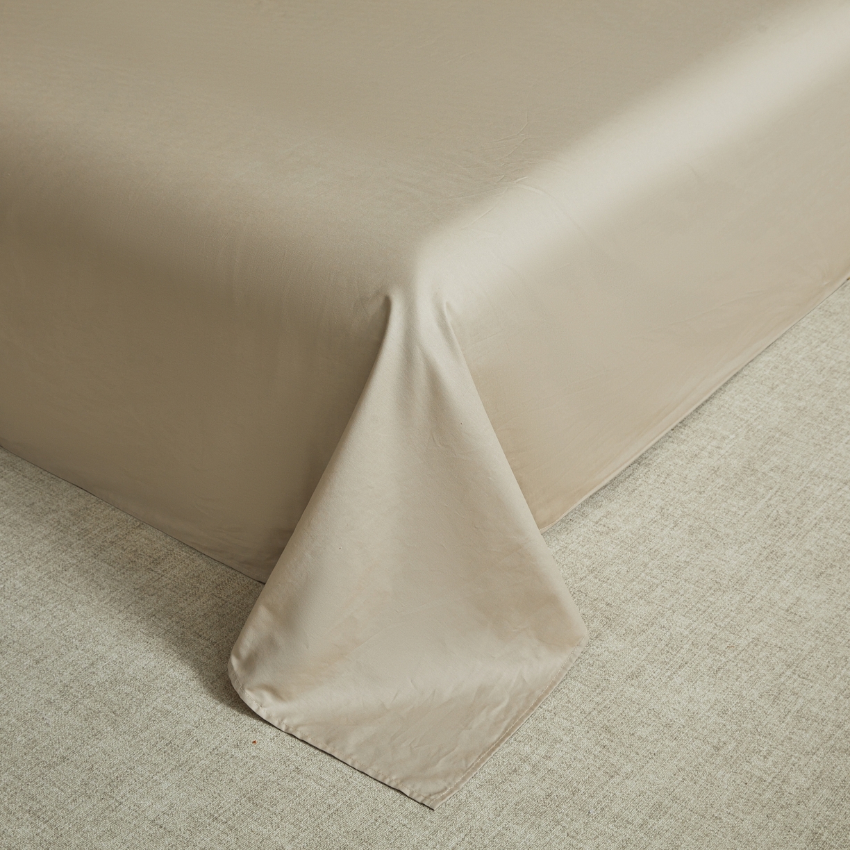 91家纺网 家纺一手货源 找家纺 乐家毛巾被（工厂自产自销） 2026新款40s全棉纯棉色织提花四件套 光阴-灰