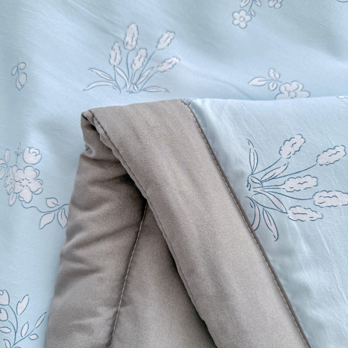 91家纺网 家纺一手货源 找家纺 优卡迪家纺馆 2026春夏新款针织棉双层纱夏被夏凉被空调被四件套【下载文件夹包含买家秀】 知秋