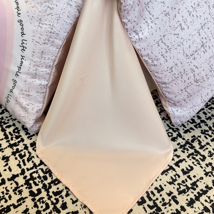 91家纺网 家纺一手货源 找家纺 奥汀洛家纺 2026新款轻奢数码印花冰丝四件套 艳色