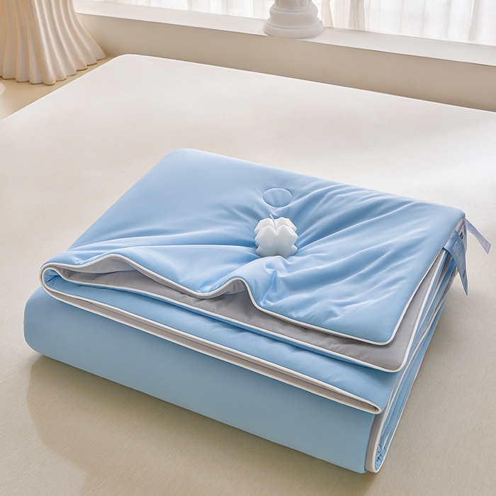 91家纺网 家纺一手货源 找家纺 （总）叠派家纺 2026新款A类氨纶凉感丝夏被印花空调被西瓜夏凉被直播