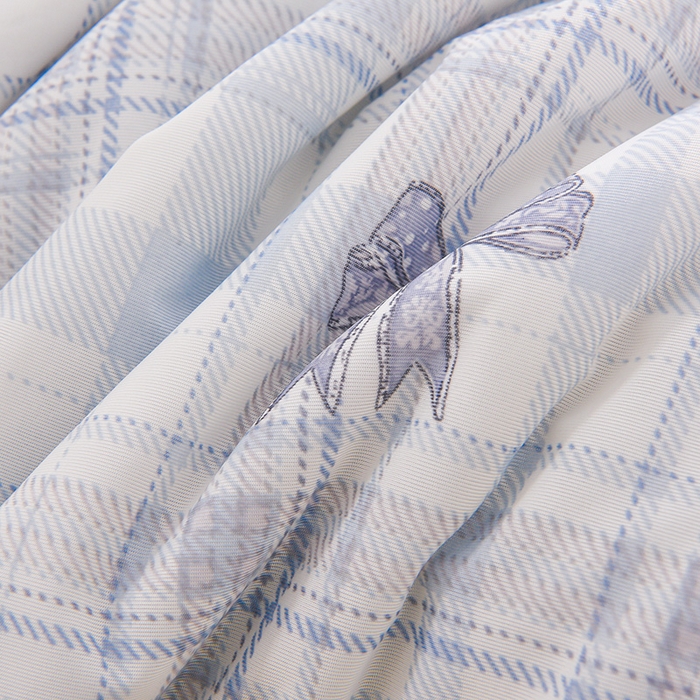 91家纺网 家纺一手货源 找家纺 叠派家纺 2026新款A类氨纶凉感丝夏被印花空调被西瓜夏凉被直播 格子蝴蝶结