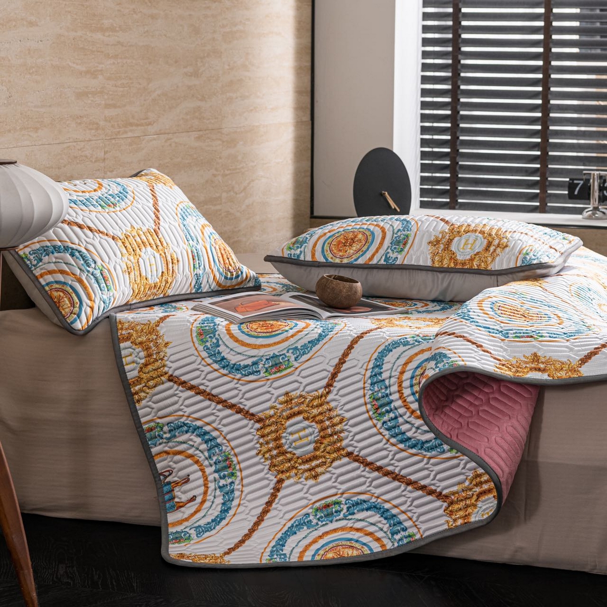 91家纺网 家纺一手货源 找家纺 （总）yyds网供 2026新款9mm加厚艾草冰皮锦氨凉感乳胶席三件套空调水洗软席夏季凉席席子凉席