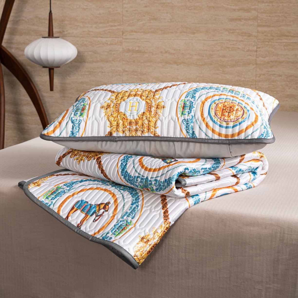 91家纺网 家纺一手货源 找家纺 （总）yyds网供 2026新款9mm加厚艾草冰皮锦氨凉感乳胶席三件套空调水洗软席夏季凉席席子凉席