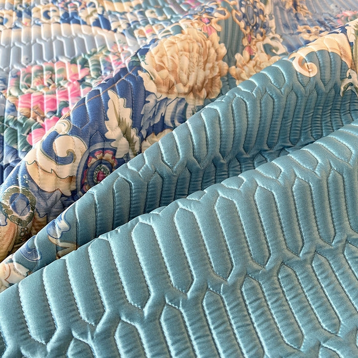 91家纺网 家纺一手货源 找家纺 yyds网供 2026新款9mm加厚艾草冰皮锦氨凉感乳胶席三件套空调水洗软席夏季凉席席子凉席 镜中花