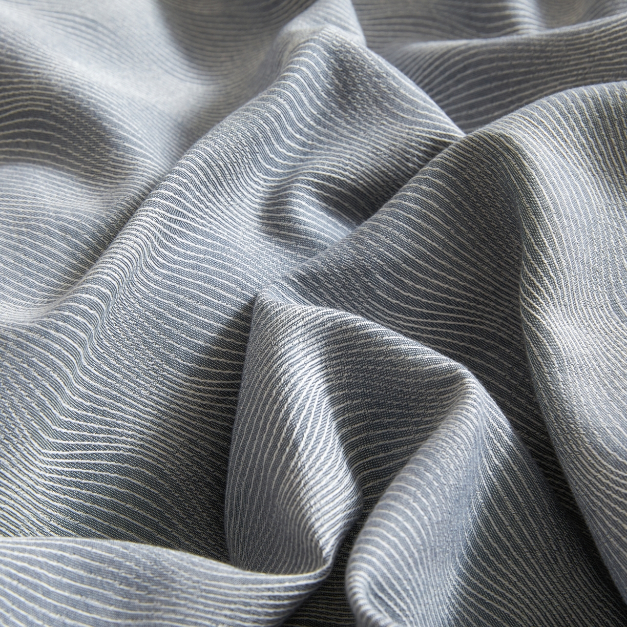 91家纺网 家纺一手货源 找家纺 乐家毛巾被（工厂自产自销） 2026新款40s全棉纯棉色织提花四件套 素灰枕月