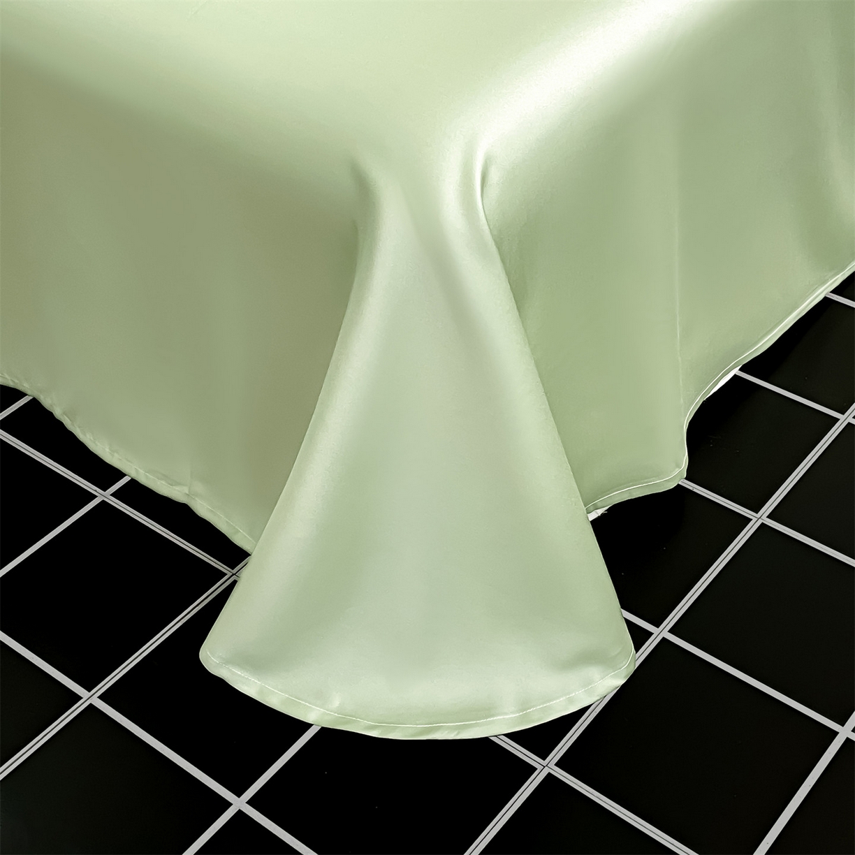 91家纺网 家纺一手货源 找家纺 蓝米卡夫 2026夏季新款60S兰精天丝刺绣四件套-西高地厨房（礼盒） 西高地厨房-碧草色