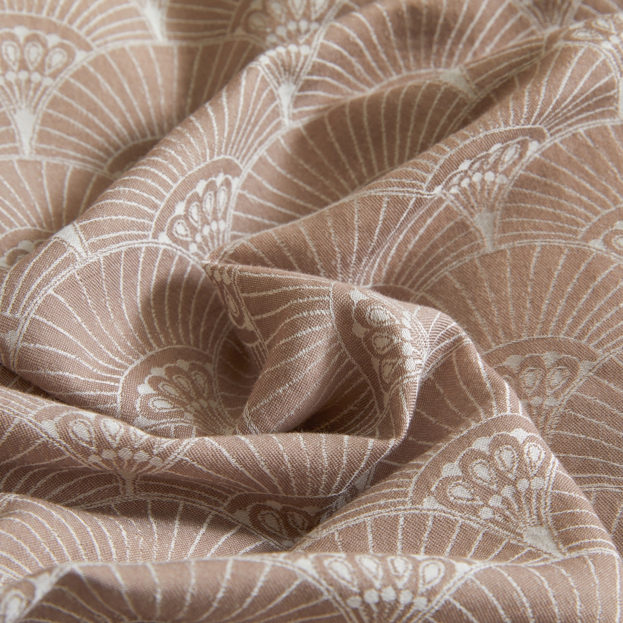 91家纺网 家纺一手货源 找家纺 乐家毛巾被（工厂自产自销） 2026新款40s全棉纯棉色织提花四件套 素槿清风