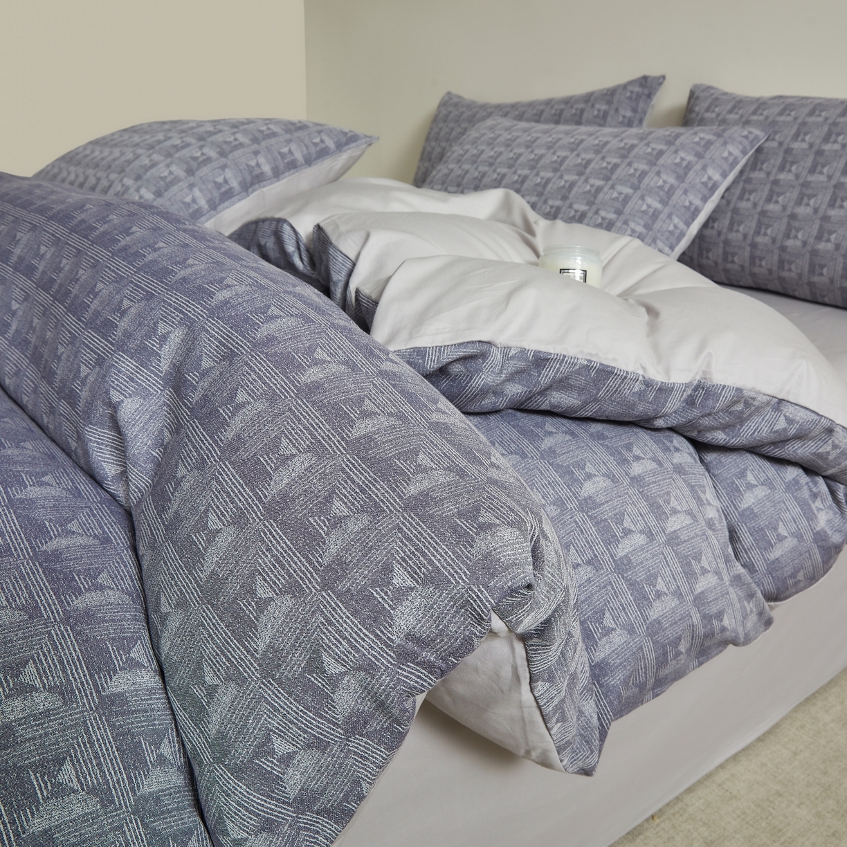 乐家毛巾被（工厂自产自销） 2026新款40s全棉纯棉色织提花四件套 素年锦时