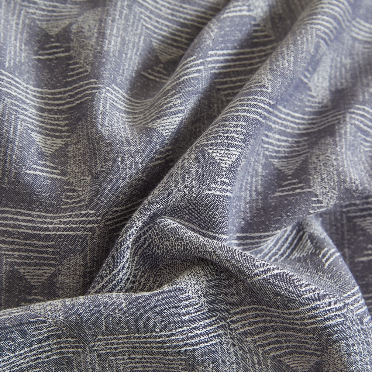 91家纺网 家纺一手货源 找家纺 乐家毛巾被（工厂自产自销） 2026新款40s全棉纯棉色织提花四件套 素年锦时