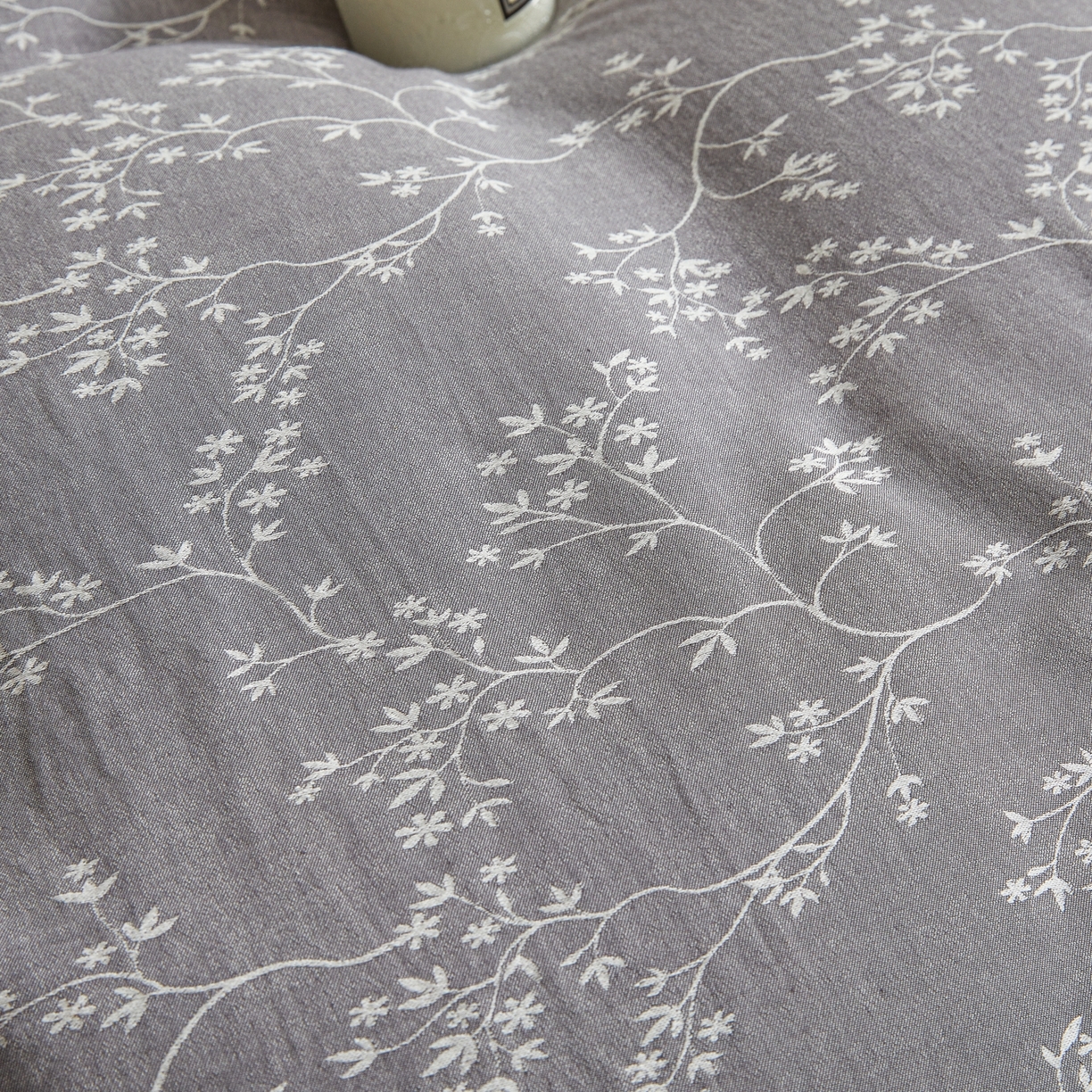 91家纺网 家纺一手货源 找家纺 乐家毛巾被（工厂自产自销） 2026新款40s全棉纯棉色织提花四件套 栀香入梦