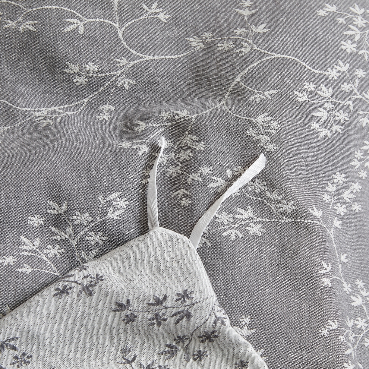 91家纺网 家纺一手货源 找家纺 乐家毛巾被（工厂自产自销） 2026新款40s全棉纯棉色织提花四件套 栀香入梦