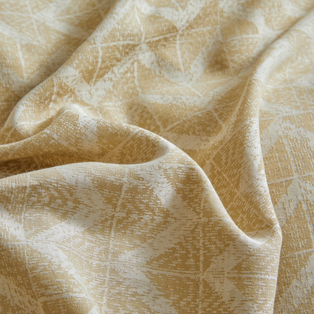 91家纺网 家纺一手货源 找家纺 乐家毛巾被（工厂自产自销） 2026新款40s全棉纯棉色织提花四件套 秩序-黄