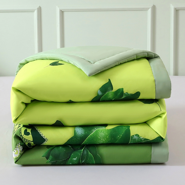 91家纺网 家纺一手货源 找家纺 永旺家纺 2026新款5D立体印花夏被夏凉被空调被 万事如意