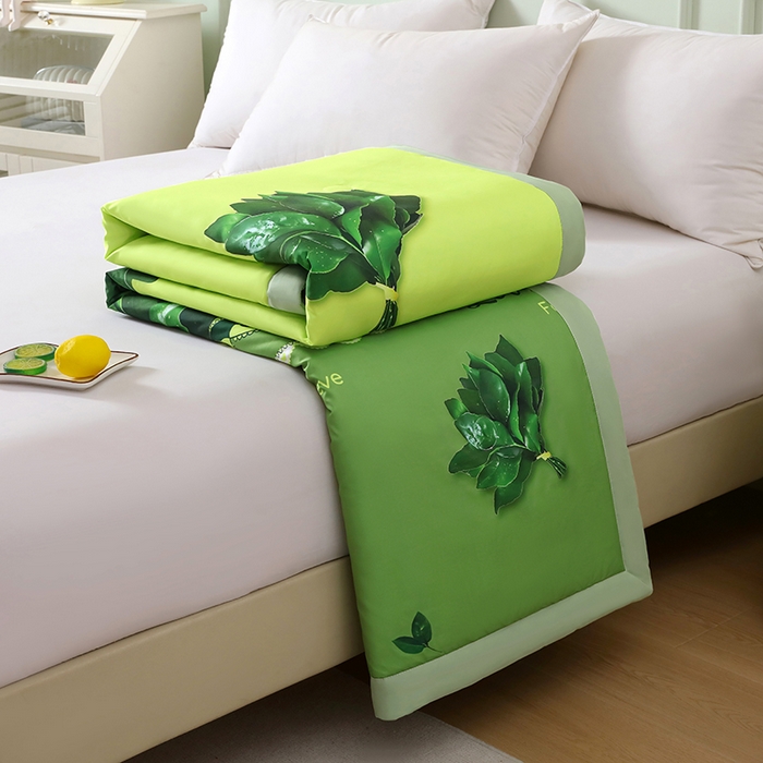 91家纺网 家纺一手货源 找家纺 永旺家纺 2026新款5D立体印花夏被夏凉被空调被 万事如意