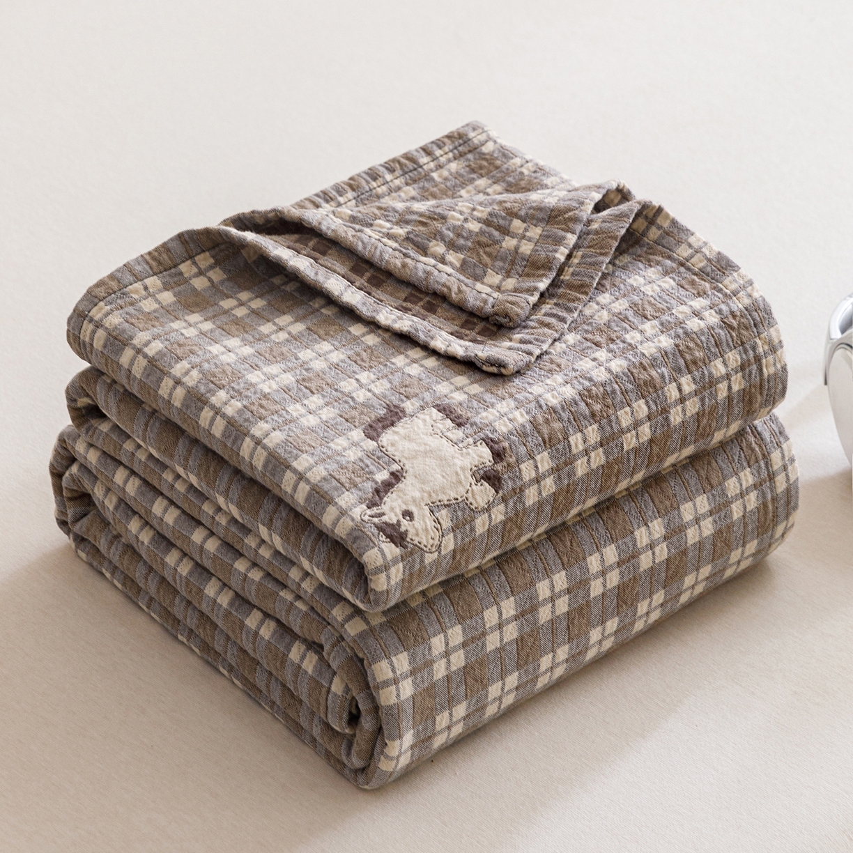 91家纺网 家纺一手货源 找家纺 （总）悦然毛巾被 2026春夏新款水洗色织提花全棉纯棉纱布毛巾被盖毯休闲夏被毛毯