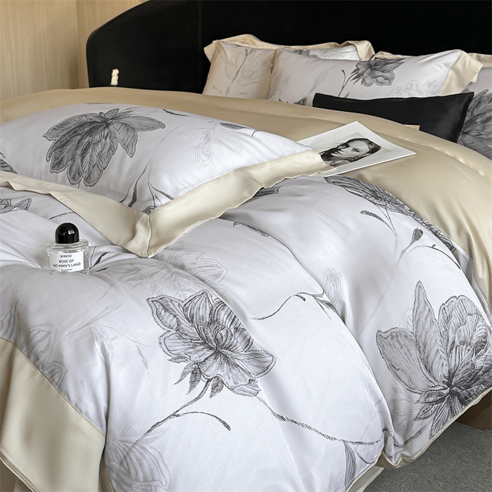 91家纺网 家纺一手货源 找家纺 （总）蓝米卡夫 2026夏季新款50S天丝数码印花夏被夏凉被空调被四件套